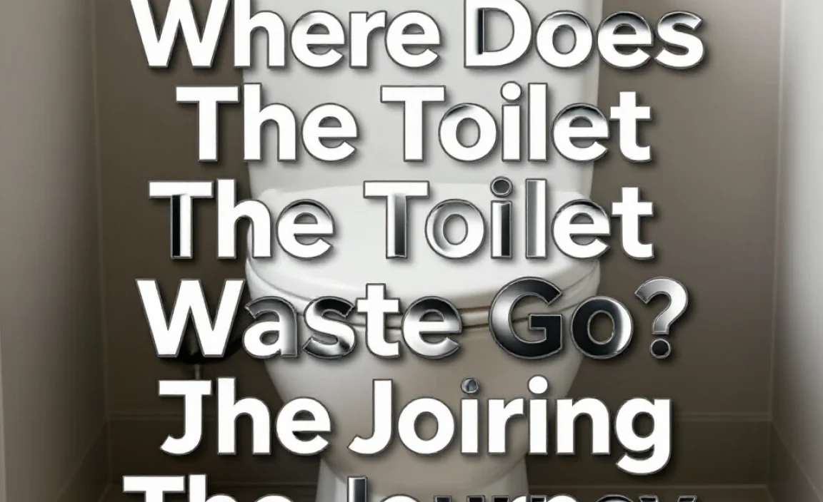 Where Does The Toilet Waste Go? Uncovering The Journey