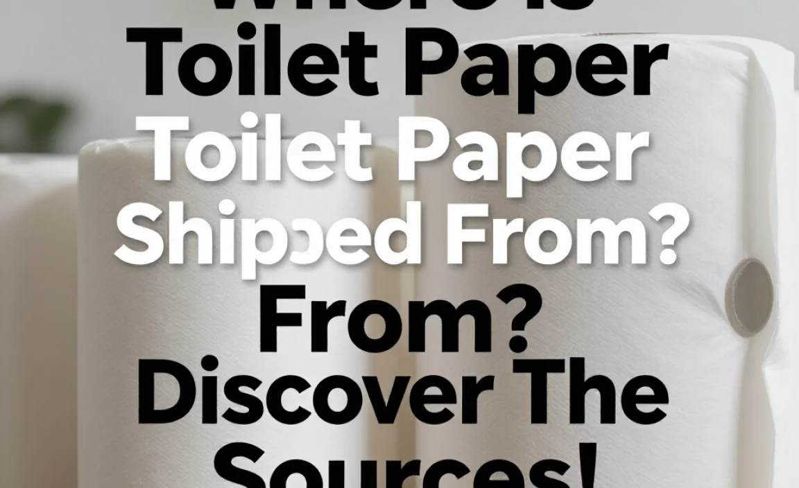 Where Is Toilet Paper Shipped From? Discover The Sources!