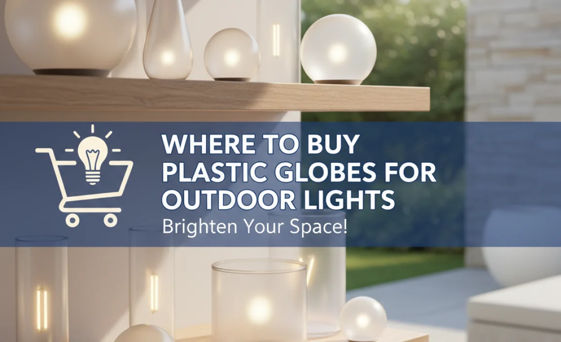 Where to Buy Plastic Globes for Outdoor Lights