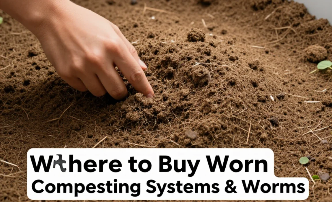 Where to Buy Worm Composting Systems & Worms