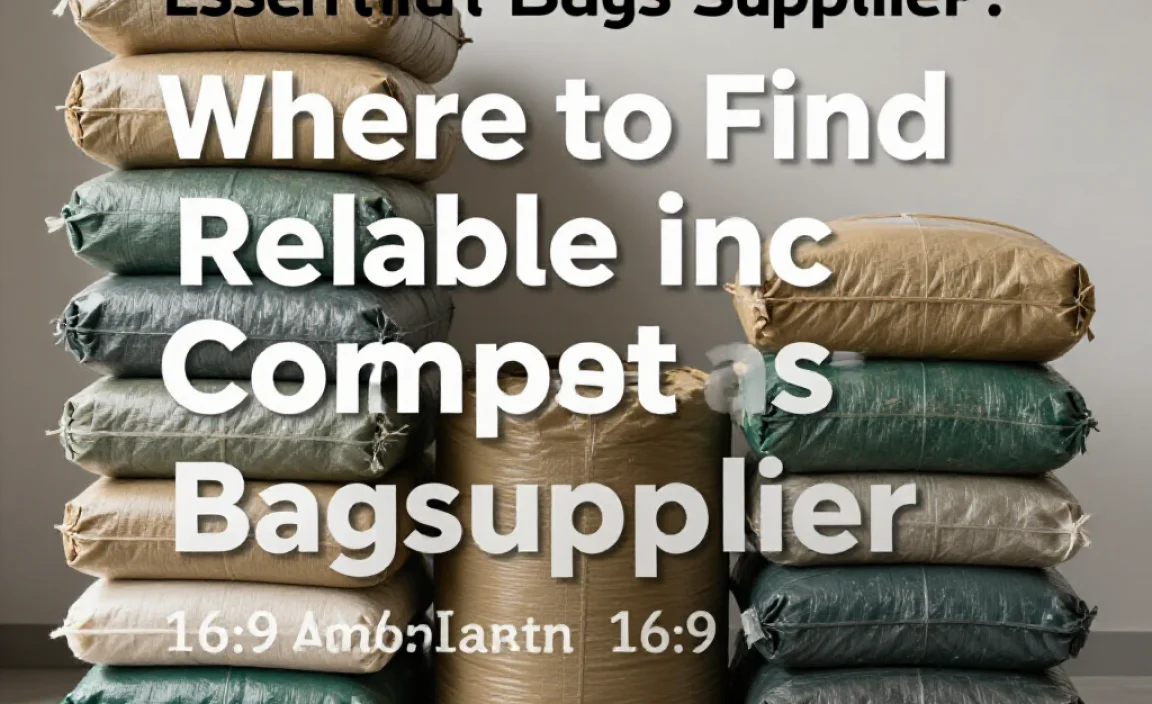 Where to Find Reliable Compost Bags Suppliers