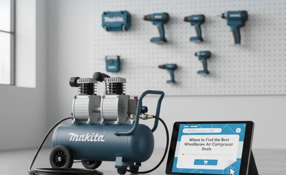 Where to Find the Best Makita Wheelbarrow Air Compressor Deals