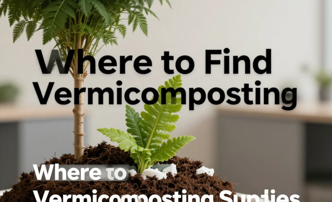 Where to Find Vermicomposting Supplies