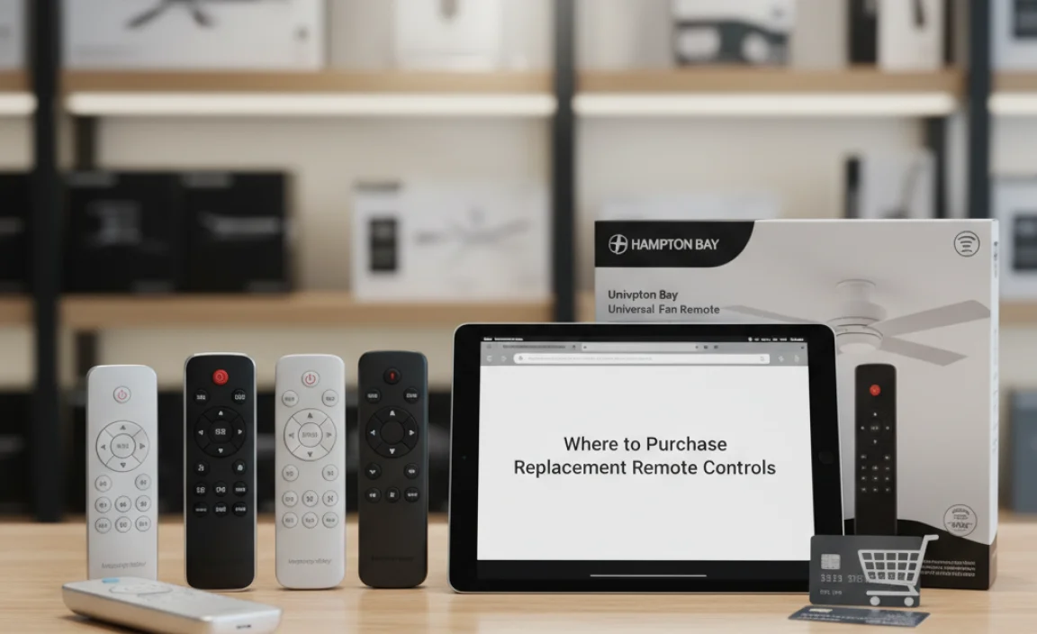 Where to Purchase Replacement Remote Controls