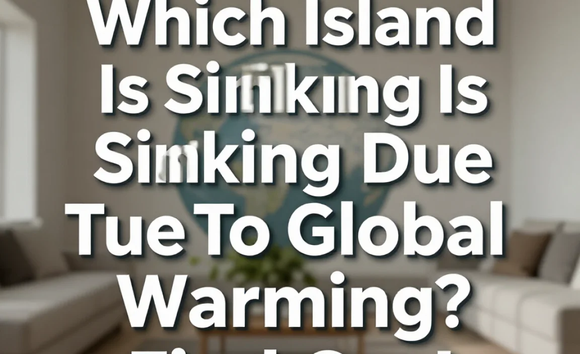 Which Island Is Sinking Due To Global Warming? Find Out!