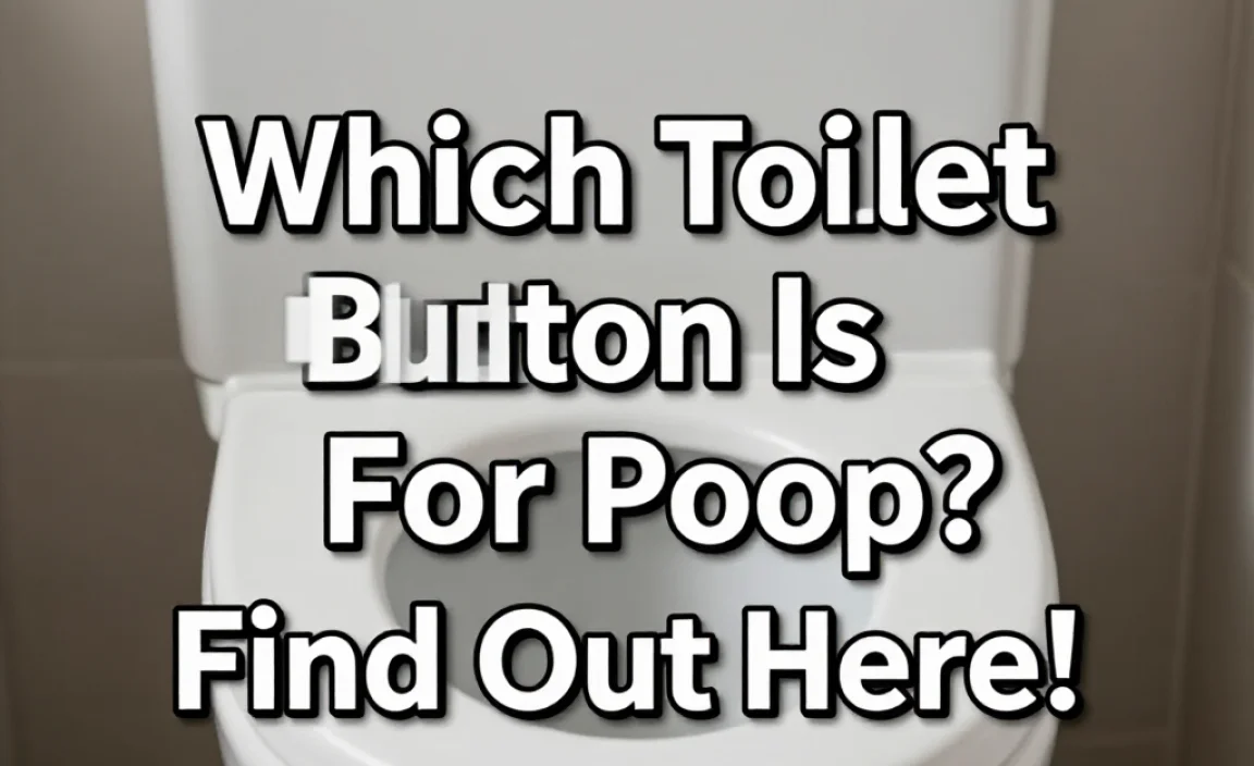 Which Toilet Button Is For Poop? Find Out Here!