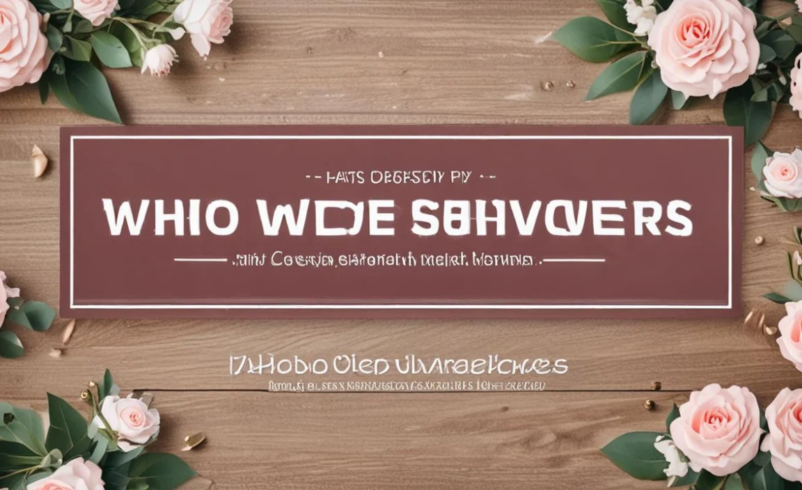 Who Gives Wedding Showers? Ultimate Guide!