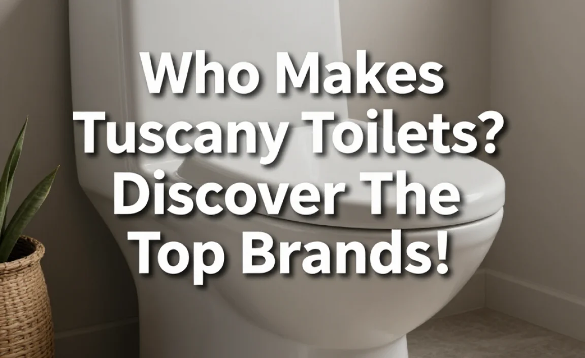 Who Makes Tuscany Toilets? Discover The Top Brands!