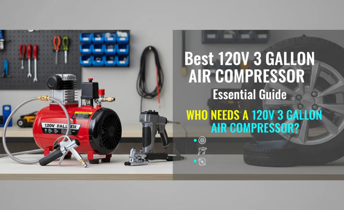 Who Needs a 120V 3 Gallon Air Compressor?