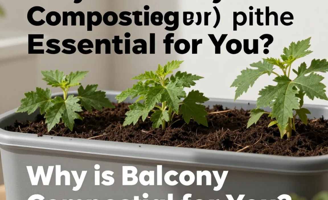 Why is Balcony Composting Essential for You?