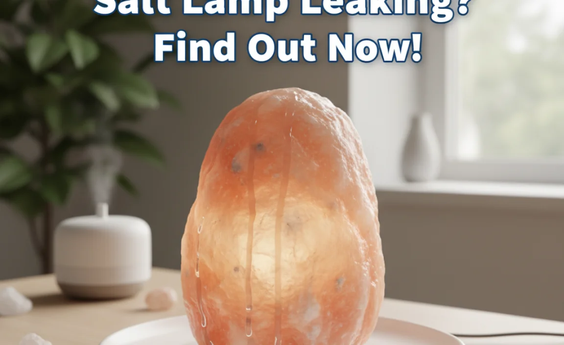 Why Is My Himalayan Salt Lamp Leaking? Find Out Now!