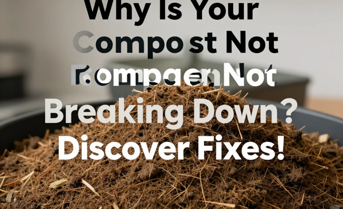 Why Is Your Compost Not Breaking Down? Discover Fixes!