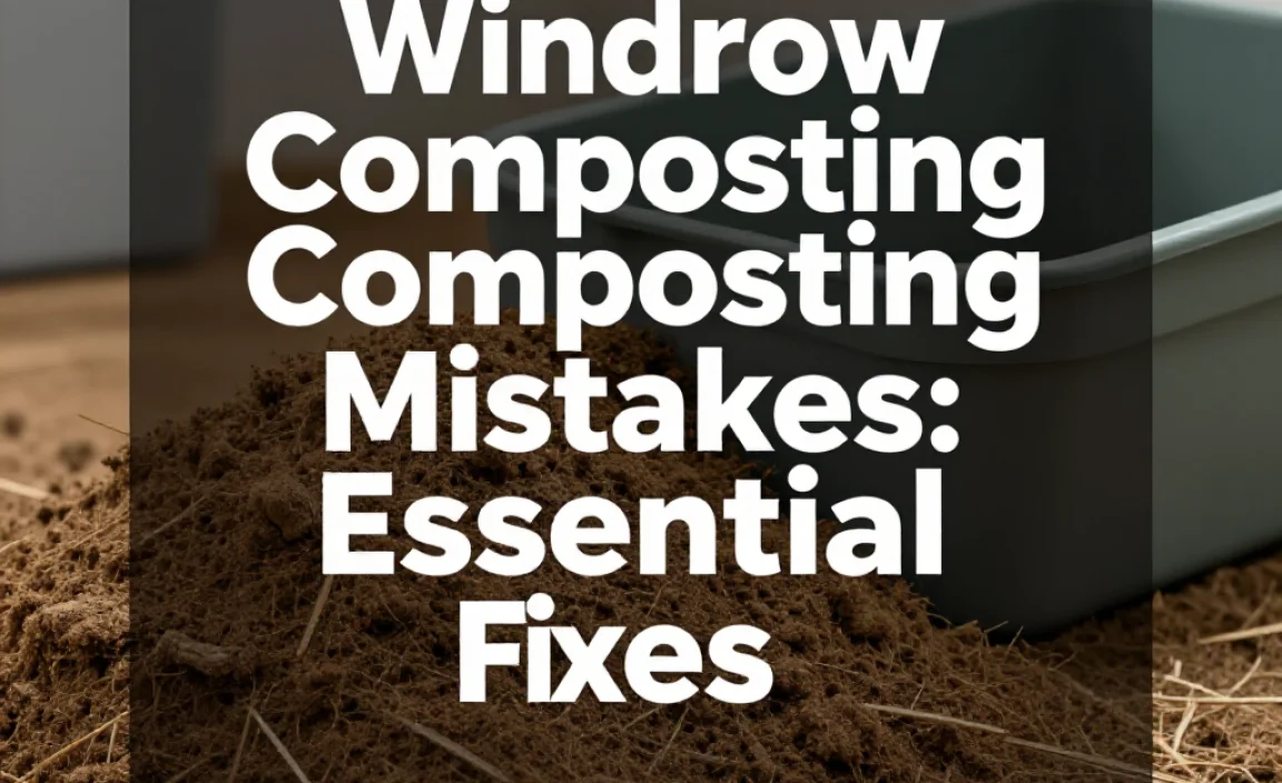 Windrow Composting Mistakes: Essential Fixes
