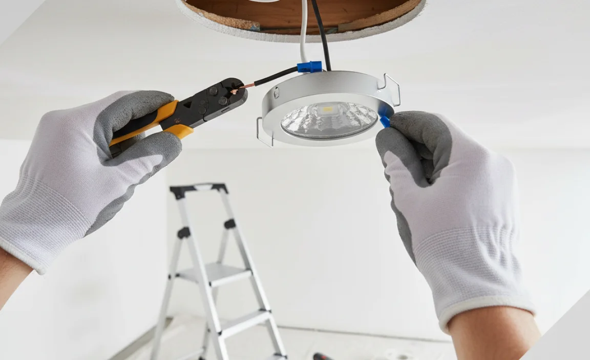 Wiring the Recessed Lights