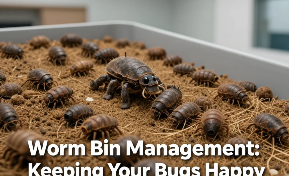 Worm Bin Management: Keeping Your Bugs Happy