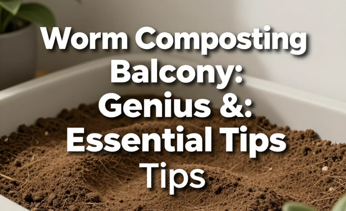 Worm Composting Balcony: Genius & Essential Tips