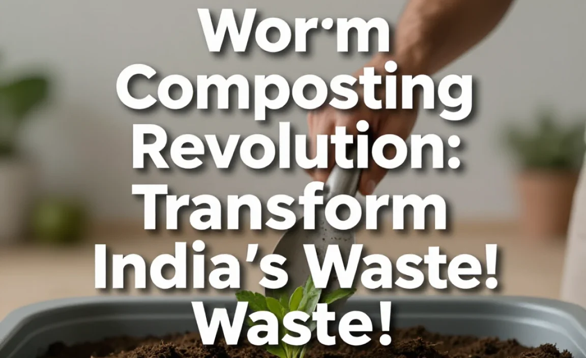 Worm Composting Revolution: Transform India’s Waste!