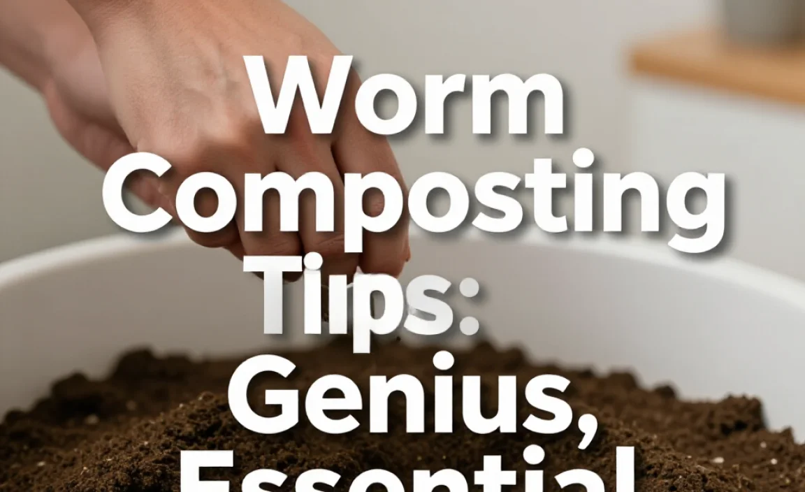 Worm Composting Tips: Genius, Essential