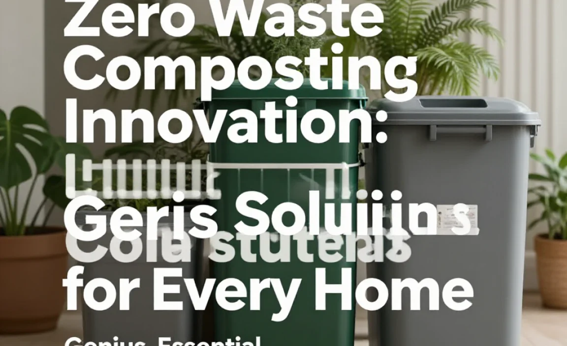 Zero Waste Composting Innovation: Genius Solutions for Every Home