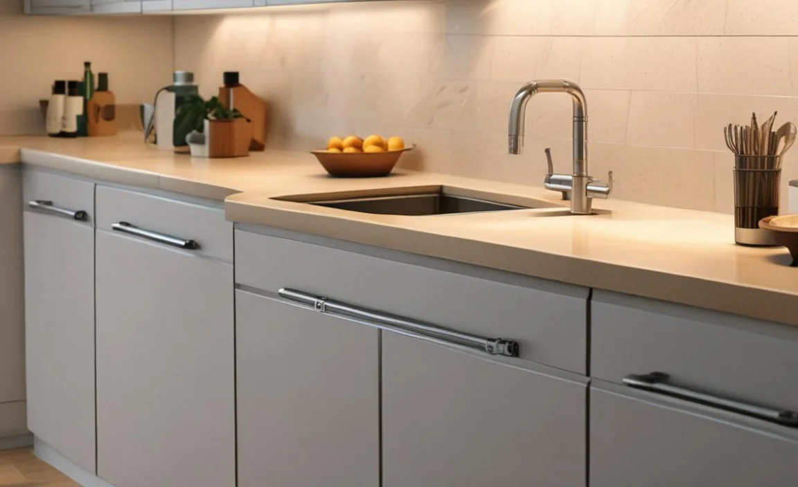 accessible cabinet hardware for arthritic hands