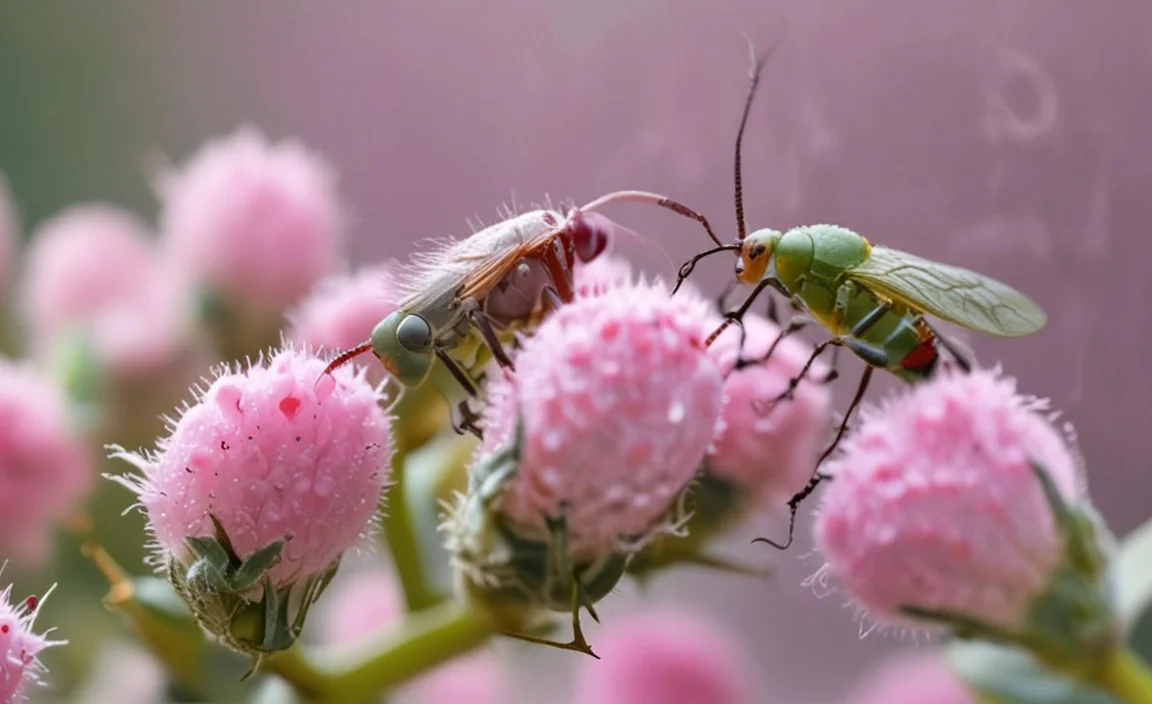 Aphids on Rose Buds Natural Spray Basics