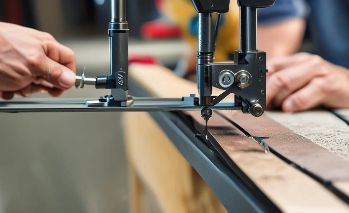 bandsaw blade tracking adjustment problems