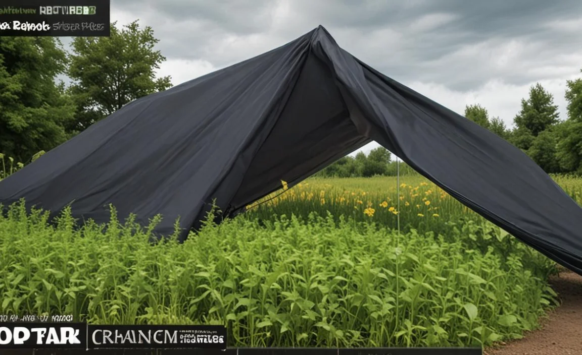 best black tarp for weeds