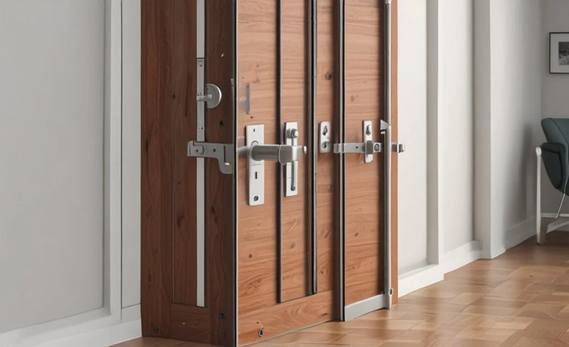 bifold door lock not catching how to adjust track