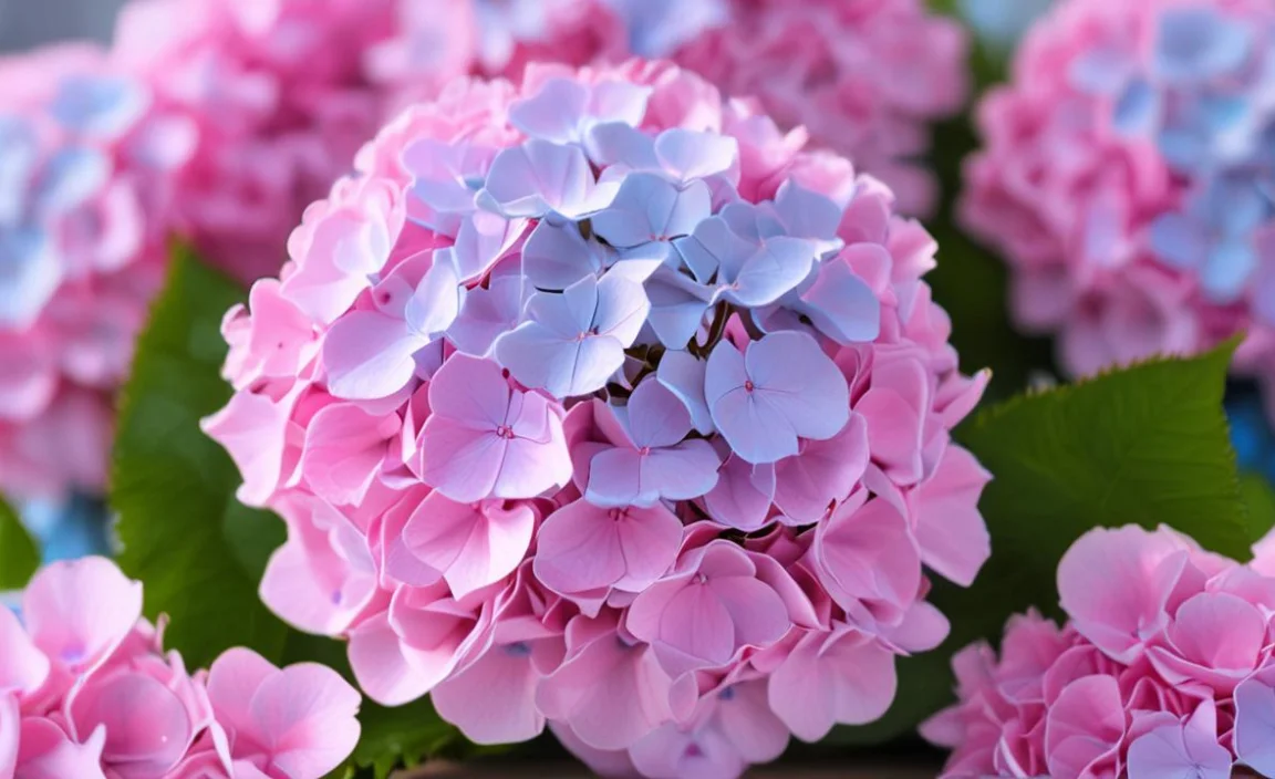 changing hydrangea color pink to blue