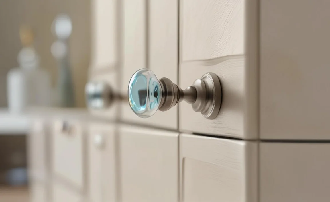 Cleaning and Maintaining Glass Cabinet Knobs