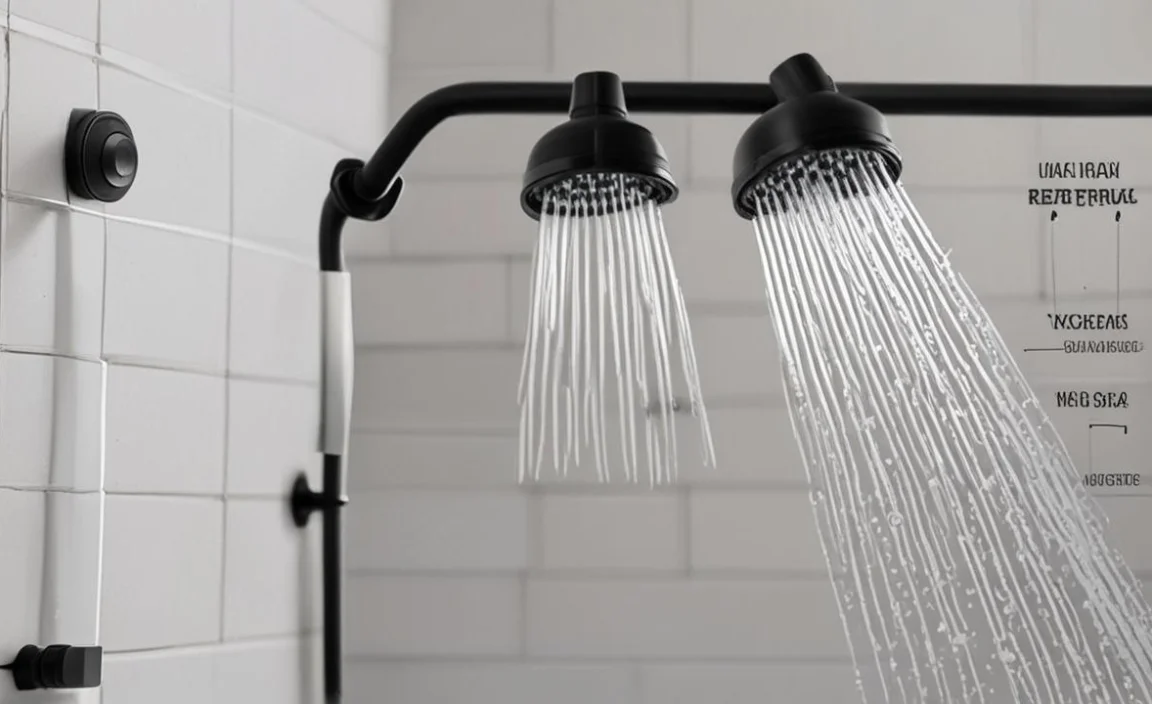 Cleaning Matte Black Shower Heads in Hard Water Areas