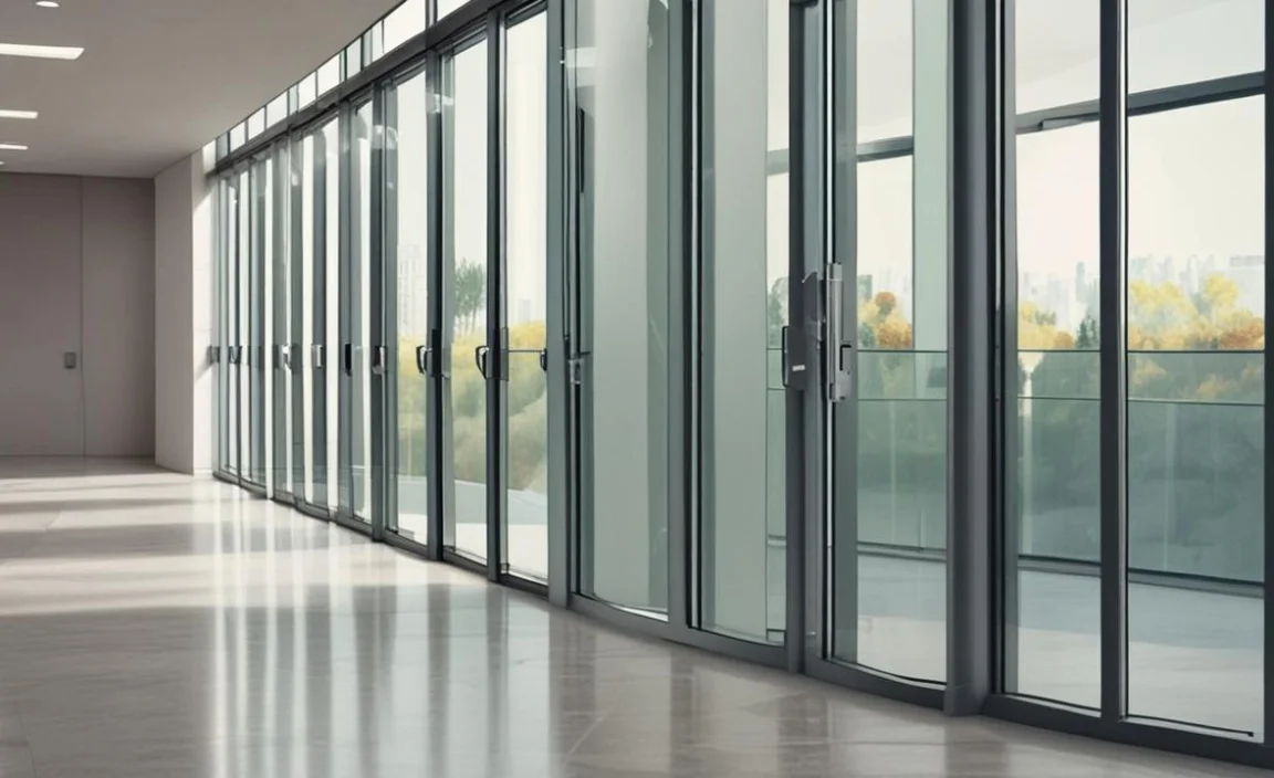 commercial glass door bottom lock jammed
