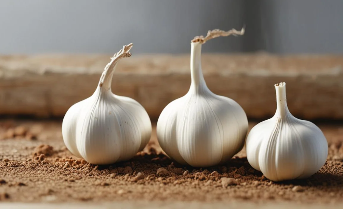Common Symptoms of Garlic Rust Fungal Disease