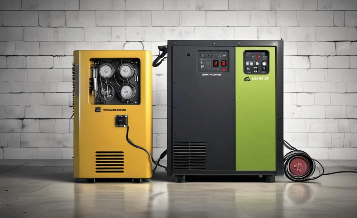 Comparing 120v and 240v Air Compressors