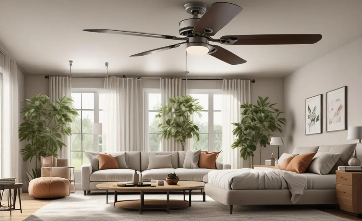 Comparing Different Ceiling Fan Sizes for Your Bedroom