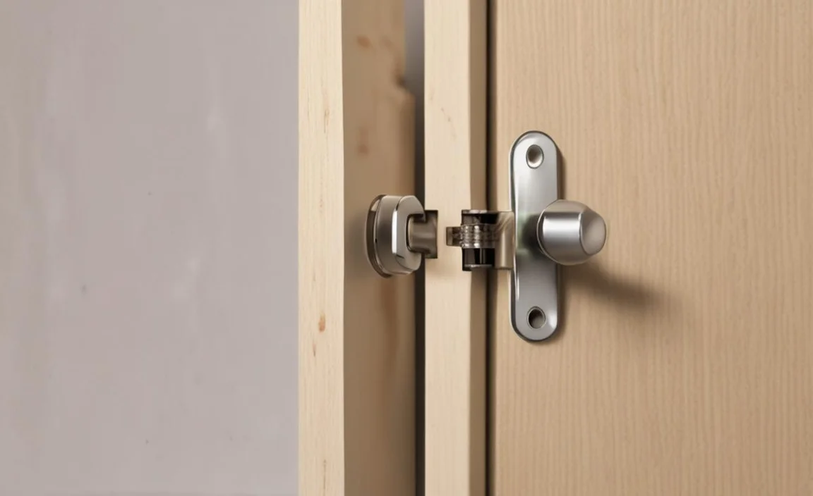 concealed hinge making a clicking noise