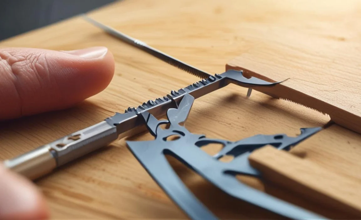 coping saw blade tension adjustment