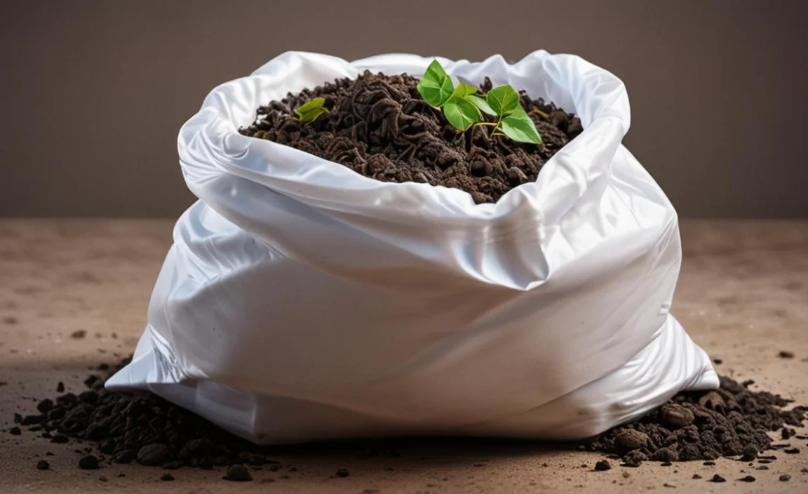 curing compost in plastic bags safely