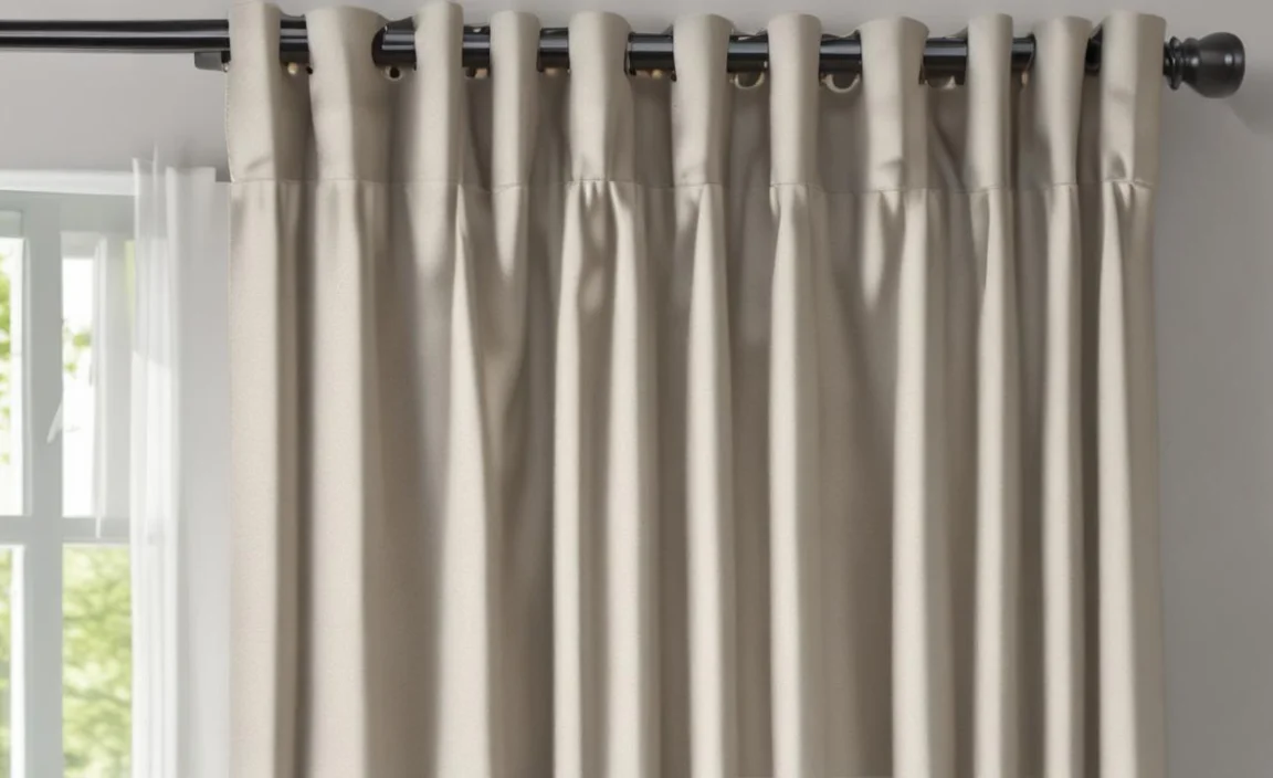 curtain rods for grommet curtains