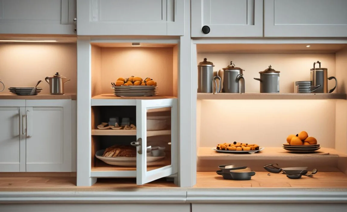 Decorating Tips for Pie Cut Corner Cabinets