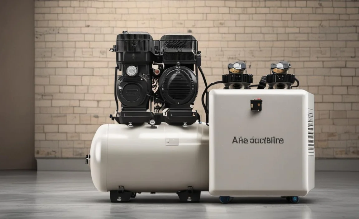 difference between low noise and standard air compressors