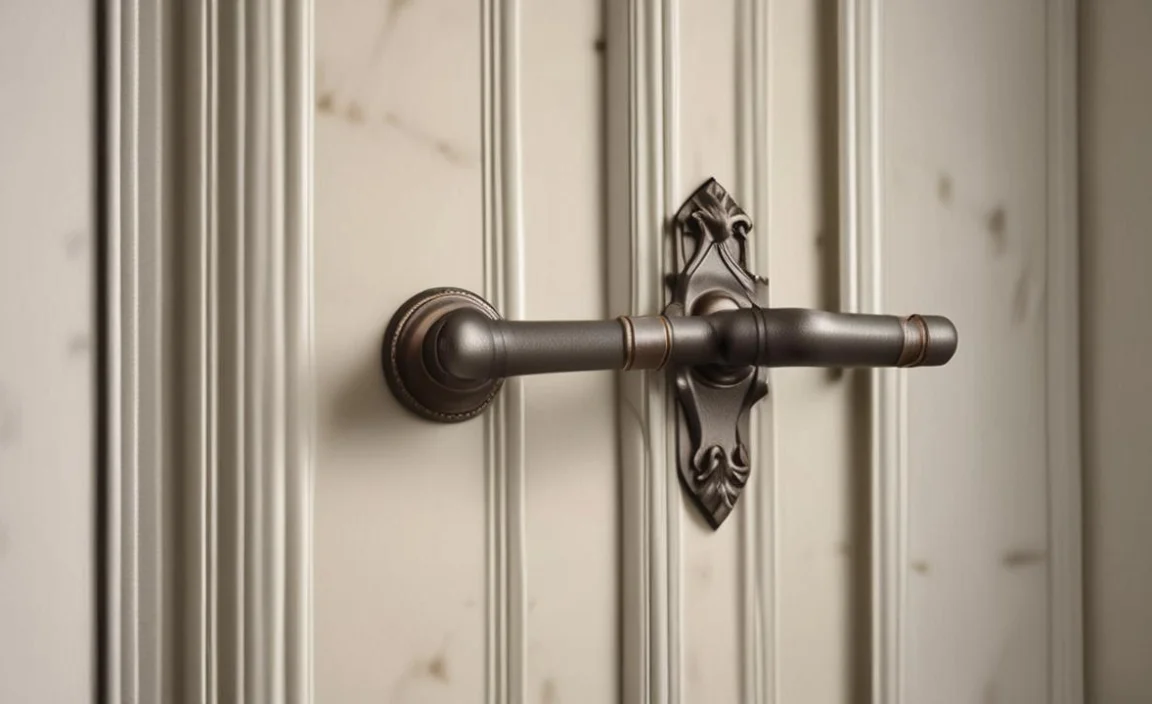 door handle sags down how to fix the spring