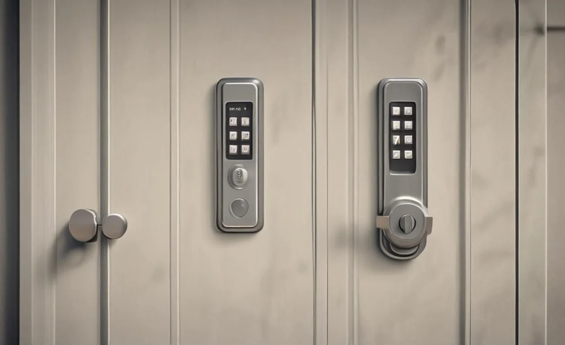 electronic door lock beeps 3 times and won't lock