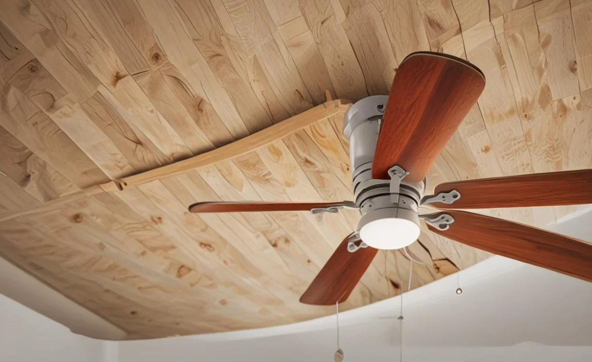 Final Touches After Painting Ceiling Fan Blades
