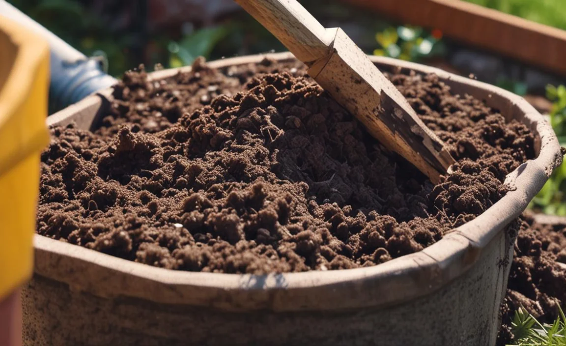 fixing a soggy and slimy compost pile