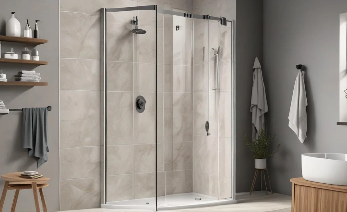 fixing a wobbly shower sliding bar