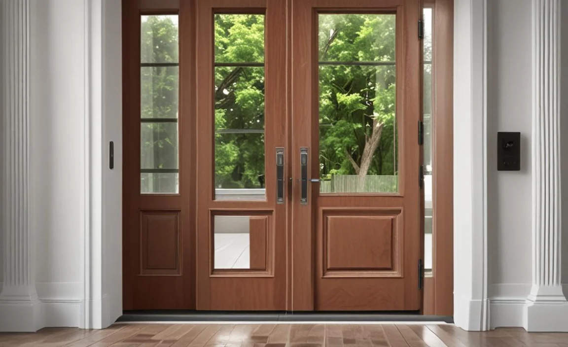 flush bolt on french door is stuck in the up position