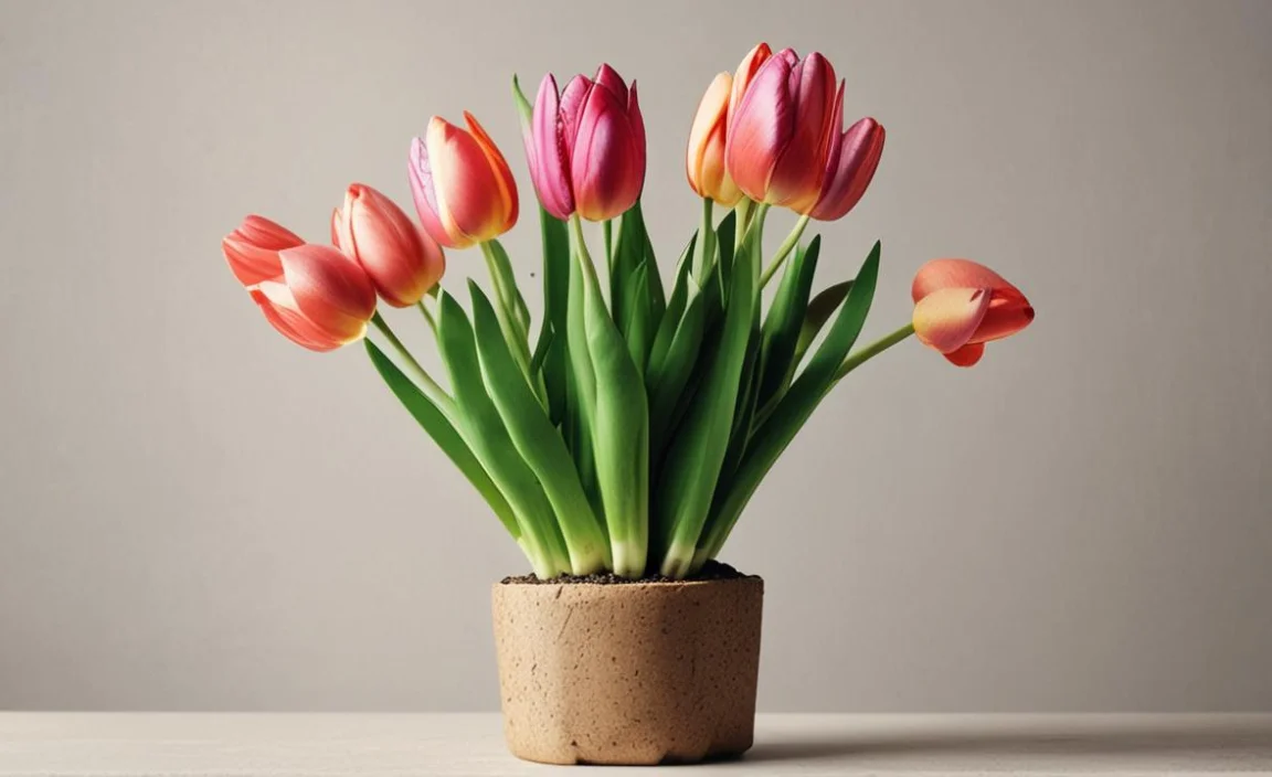forcing tulip bulbs indoors