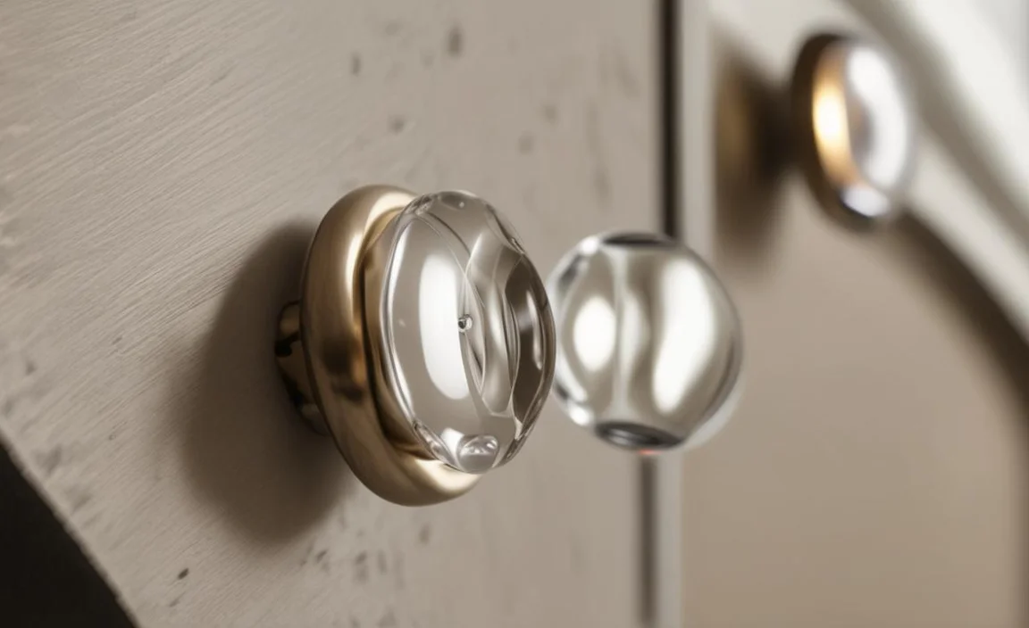 glass cabinet knobs pros and cons
