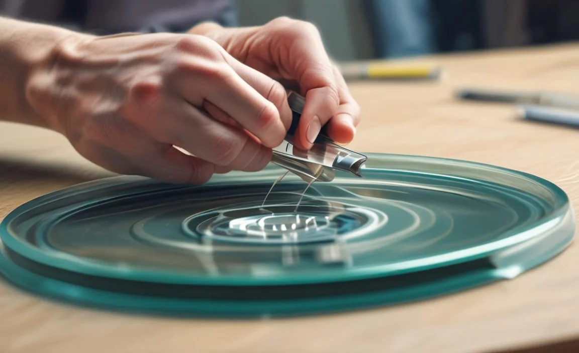 glass cutter wheel dull or scoring too deep